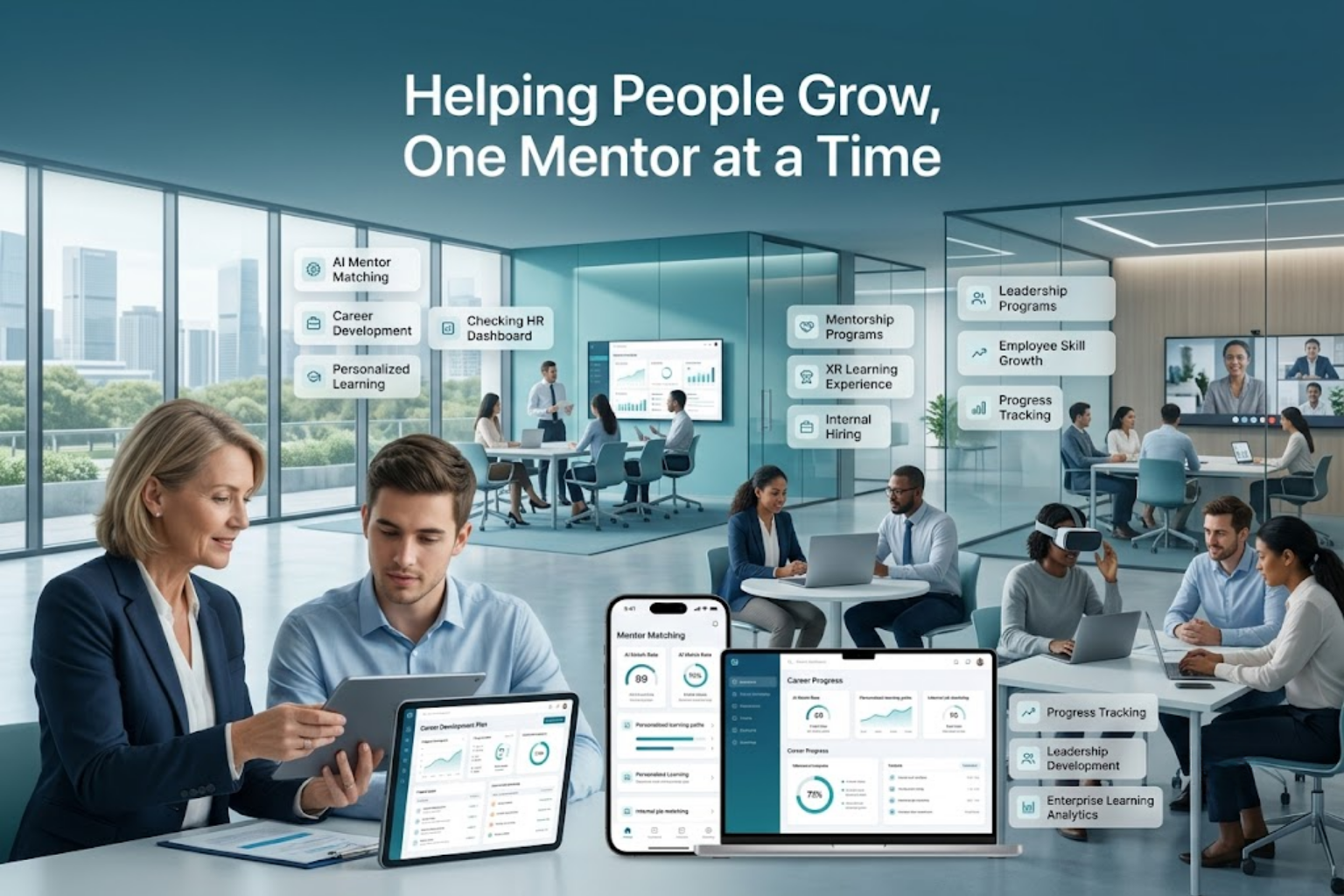 Helping People Grow, One Mentor at a Time Helping People Grow, One Mentor at a Time